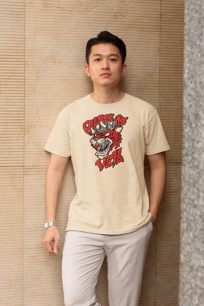 oneagılyazı T-shirt sa tigrovim printom, veće veličine