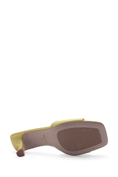 Nine West PIZALE 3FX Sarı Kadın Topuklu Terlik
