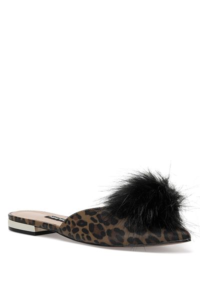 Nine West Alla 2pr Leopard Women's Slippers