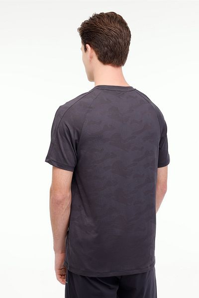 lumberjack ML TED 11C-PRF1002 4FX - Μαύρο ανδρικό κοντομάνικο μπλουζάκι