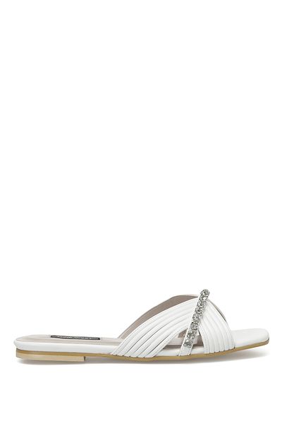 Nine West Tanvo 2fx white women's flat slippers