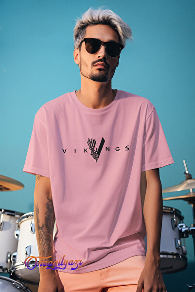 oneagılyazı Μπλουζάκι με στάμπα Vikings Oversize