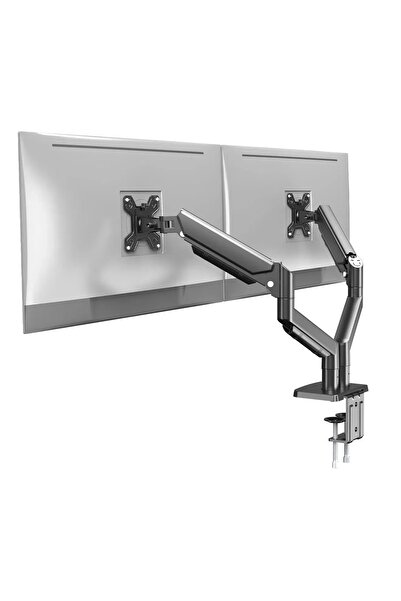 Ergoflex EF252D 13-32 inch Çift Kol Profosyonel Amortisörlü Monitör Standı