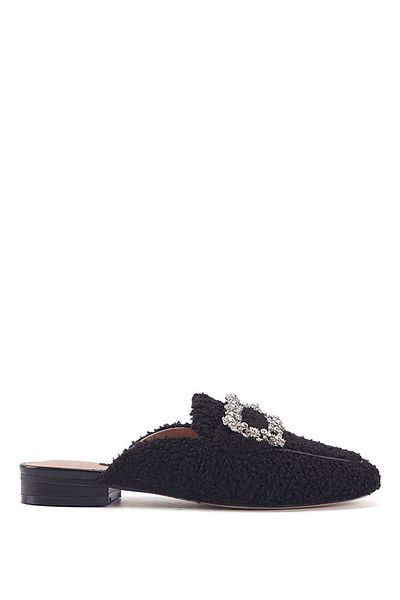 Nine West Czarne damskie kapcie domowe TANDIE 3PR
