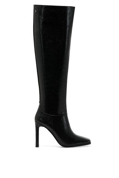 Nine West حذاء بكعب نسائي أسود - Cebbı2 2pr
