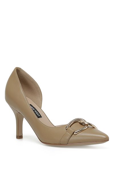 Nine West Tuluk 2pr Nude γυναικεία παπούτσια με τακούνι