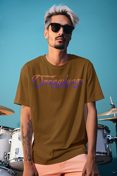 oneagılyazı Tricou oversize cu imprimeu One Aglıyazı