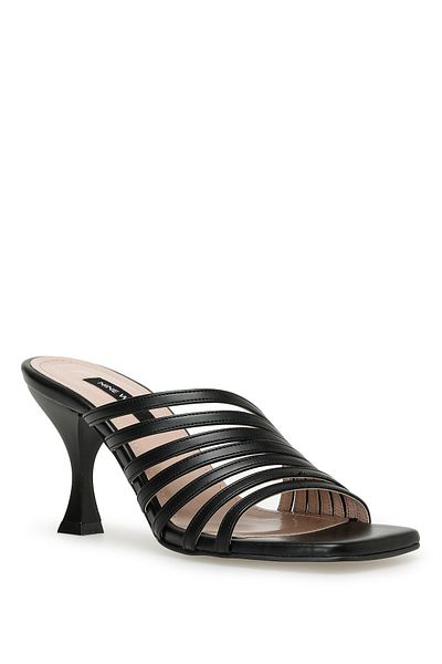 Nine West Černé dámské pantofle na podpatku Yezza 3fx