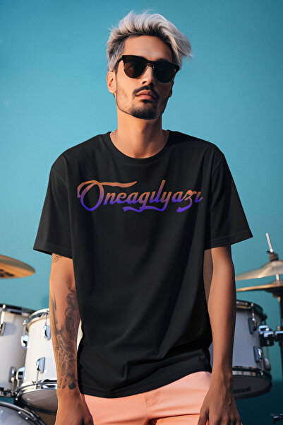 yombaa Jedna Agılayazı Štampano Oversize kroj T-shirt