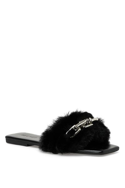 Nine West Papuci plati pentru femei Novis Black