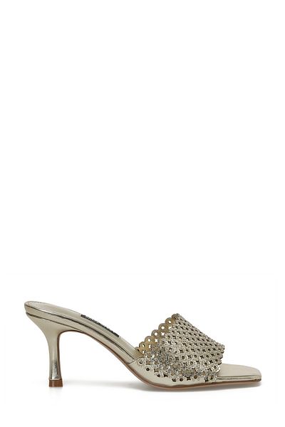 Nine West Orivaris Gold Women's Heeled Slippers