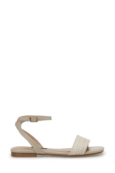 Nine West Ararat 4fx - Beige flache Sandalen für Damen