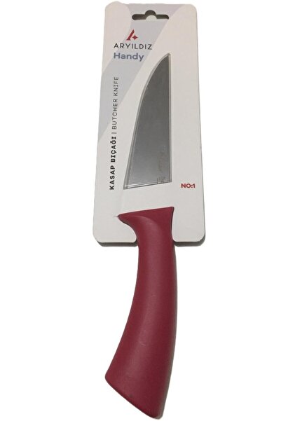 Aryıldız Handy Kasap Bıçağı 15 Cm Kırmızı