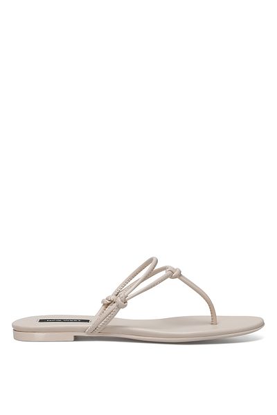 Nine West Γυναικείες flat παντόφλες Etel 2fx Beige