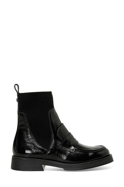 Nine West FERRON 4PR Schwarze flache Damenstiefel