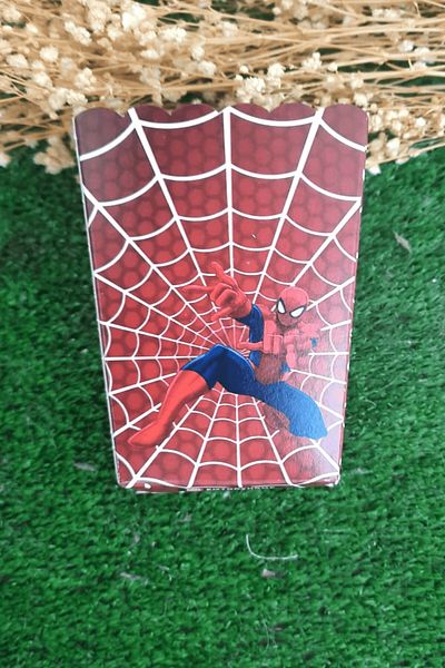 Emtory Home 8-Piece Man Corn Box - Popcorn Box - Corn Bucket - Party Size