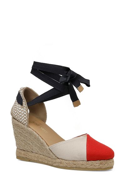 Nine West UMEA 4FX Rote Espadrilles für Damen