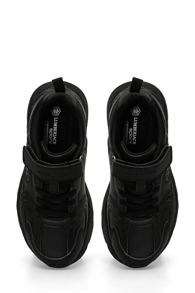 lumberjack Pol Pu Boy's Black Sneaker Sneaker