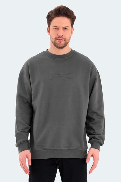 Slazenger Ανδρικό φούτερ VADIK Khaki Oversize