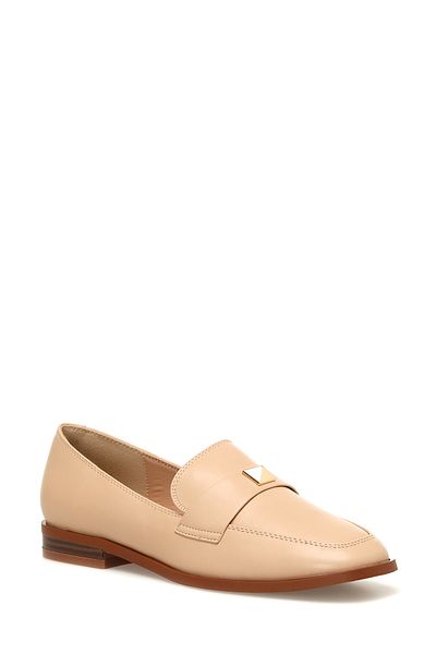 Nine West GRIFFIN 4FX - Kremowe mokasyny damskie