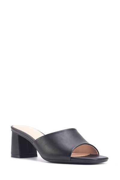 Nine West Nasla 4fx Schwarze Damen-Hausschuhe mit Absatz
