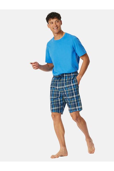 Schiesser Pyjamahose Bermuda - Mix Relax Schlaf-hose Pyjama Schlafmode