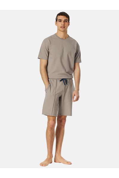 Schiesser Pyjamashorts Mix Relax Sleepwear Schlafmode Schlafanzug