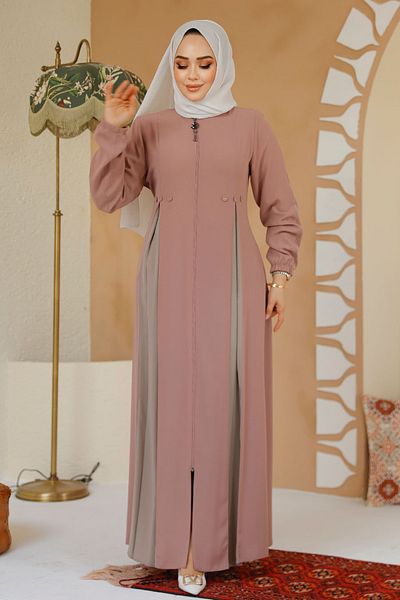 Neva Style مسحوق الحجاب مع سحاب Ferace 45288PD