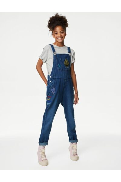 Marks & Spencer Harry Potter™ Temalı Denim Tulum (6-16 Yaş)