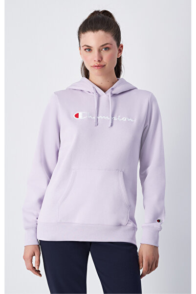 Champion Script Shop Hooded Sweatshirt Mor Kadın Kapüşonlu Sweatshirt -117529...