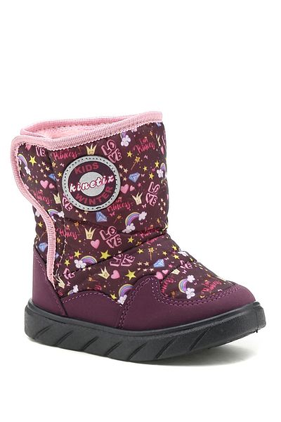 Kinetix Betis 1Pr Plum Girl's Snow Boots