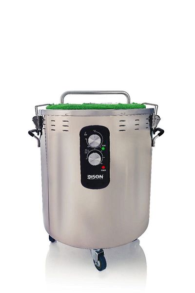 Edison electric mandi kettle, 61 litres, 2200 watts - silver