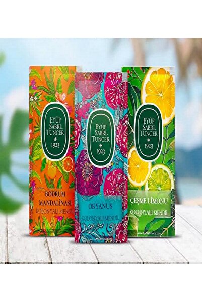 Eyüp Sabri Tuncer EYÜP SABRİ TUNCER ISLAK MENDİL 60'Lı (Bodrum Mandalinası 20,Okyanus20,Çeşme Limonu20)