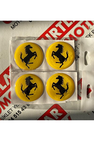 Vigneron Sticker Sarı Slikonlu(Ferrarı)4X
