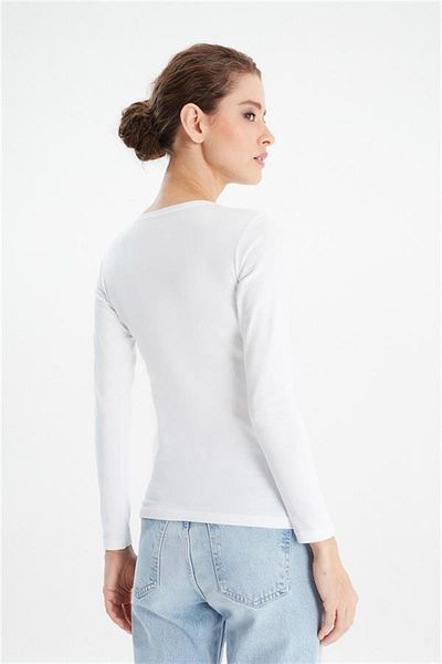 ERDEM İÇ GİYİM Tricou alb Erdem cu decolteu în V 2332