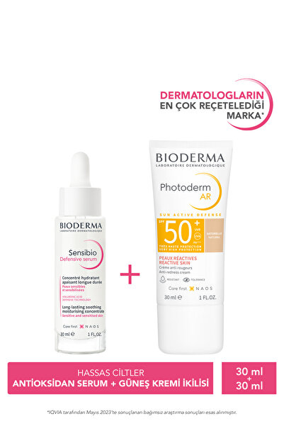 Bioderma Photoderm Ar Spf50 & Sensibio Defensive Serum Kiti