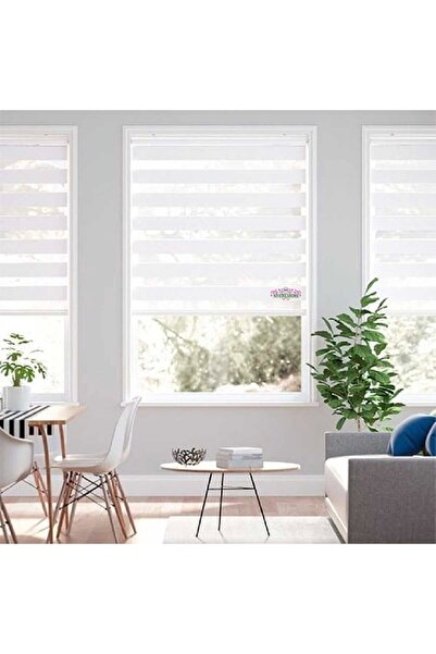 NİVEMESHOME BAMBU EKRU ZEBRA STOR PERDE