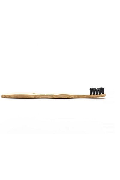 Humble Brush فرشاة أسنان من الخيزران الأسود ناعمة