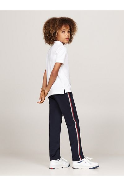 Tommy Hilfiger White Polo Neck Short Sleeve Solid Polo T-Shirt