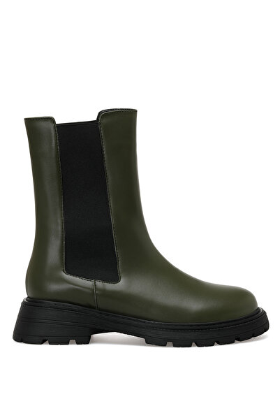 İnci Incı Ayzer.z 2pr حذاء تشيلسي نسائي كاكي