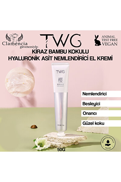 twg Büyülü Çiçek Kokulu Nemlendirici El Kremi (Kiraz, yasemin, Bambu)