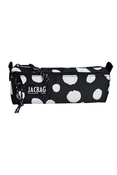 Jacbag Dual Prime Δύο Διαμερίσματα Τρίγωνο Μαύρο και άσπρο στίγματα Γυναικεία/Κορίτσια Τσάντα μολυβιού