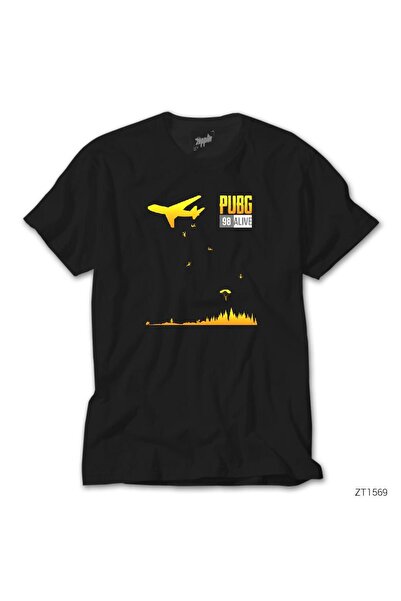 CrowsGate Tricou negru PUBG 98 Alive