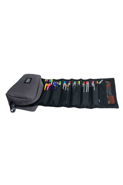 Jacbag Γκρι Organizer Roll Up Organizer Μολυβοθήκη/Μολυβοθήκη
