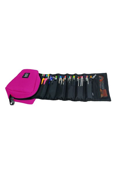 Jacbag Coral Pink Organizer Roll Up Organizer Μολυβοθήκη/Μολυβοθήκη