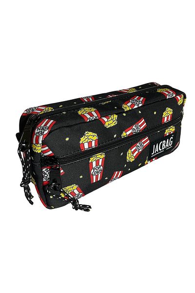 Jacbag Μολυβοθήκη Popcorn για κορίτσια και αγόρια με διπλό φερμουάρ