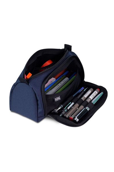 Jacbag Prime XL Τσάντα στυλό Navy Blue δύο τμημάτων με στήριγμα από καουτσούκ - Ανδρικά