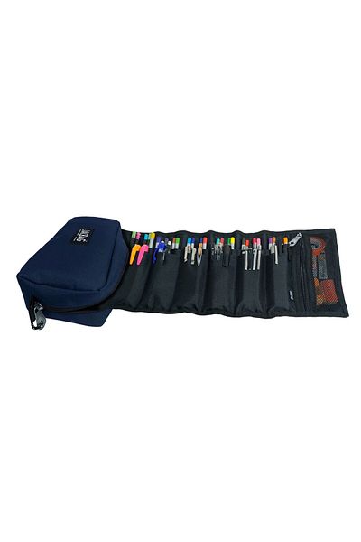 Jacbag Μπλε Navy Organizer Roll Up Organizer Μολυβοθήκη/Μολυβοθήκη