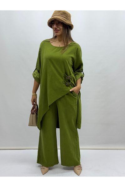İTALYAN BUTİK Italian Asymmetric Buttoned Slim Trophy Velvet Suit