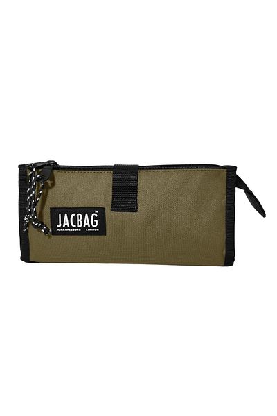 Jacbag Δίδυμη επιτραπέζια τσάντα στυλό διπλής θήκης - Χακί πράσινο